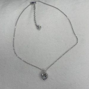 Swarovski Crystal Heart Necklace/Earrings Set